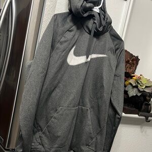 Nike Men's Dark Gray Hoodie